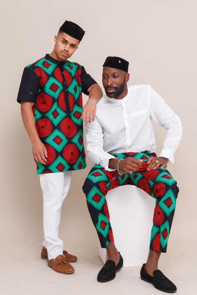 Kweku Men's African Print Pant