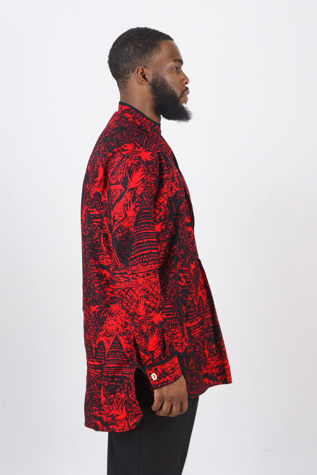 UBUNTU red version casual shirt