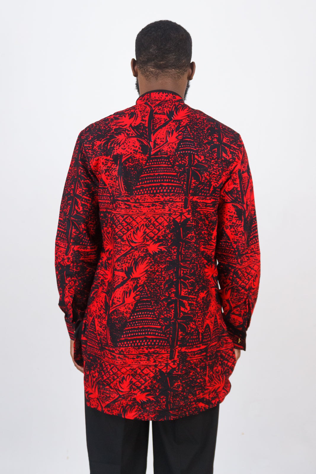 UBUNTU red version casual shirt