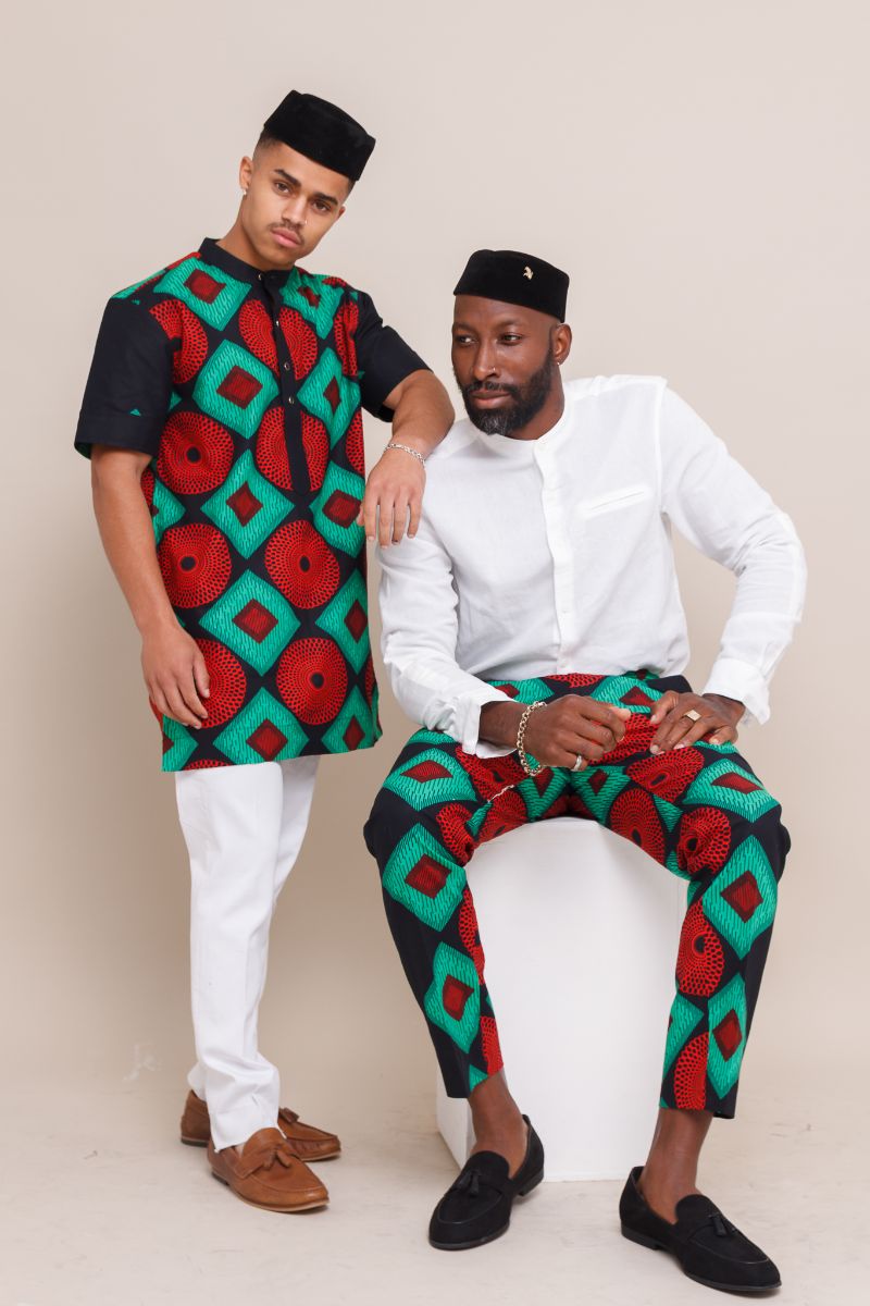 KWEKU African Print Pants
