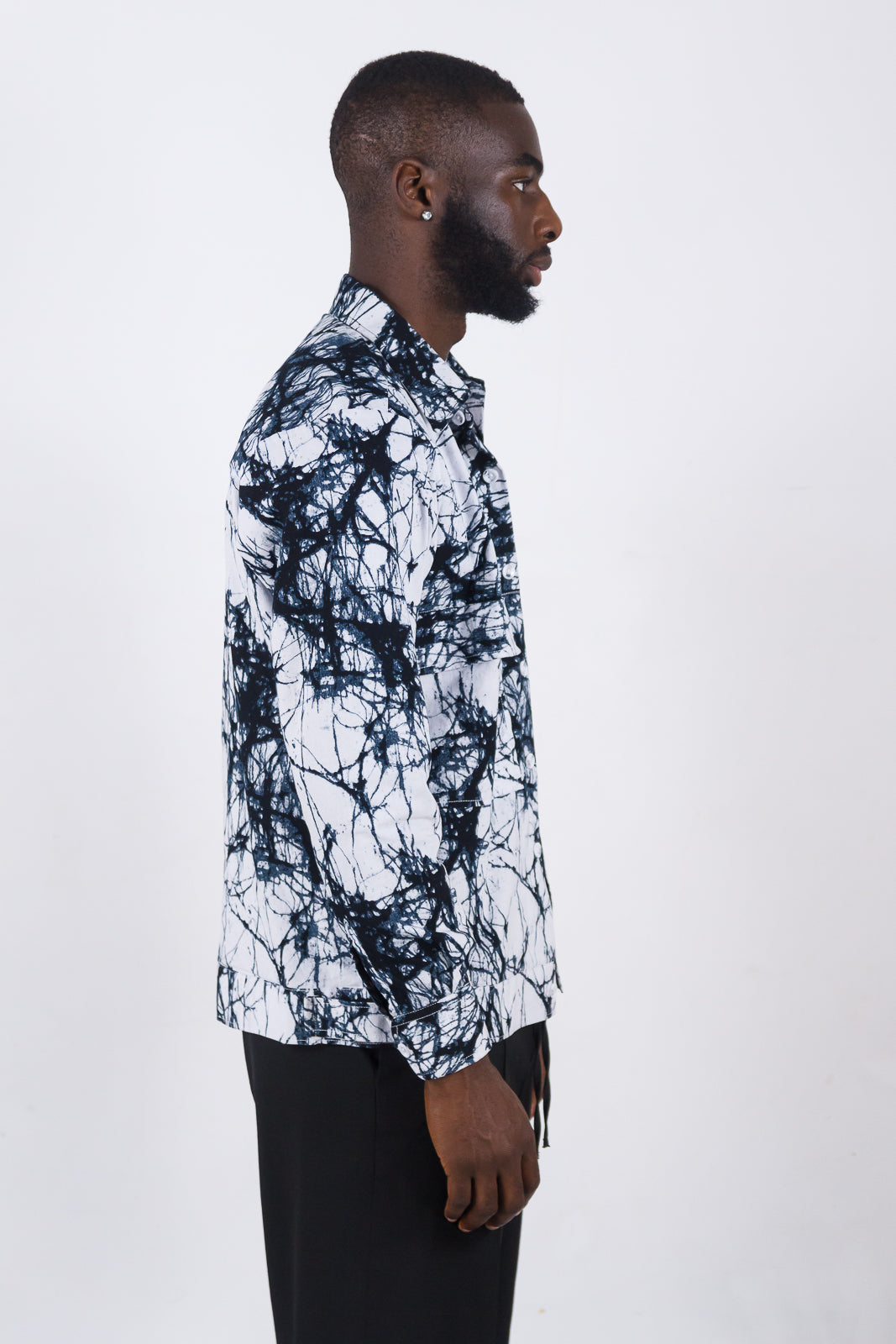 The BABADUDU African Print Piece Jacket